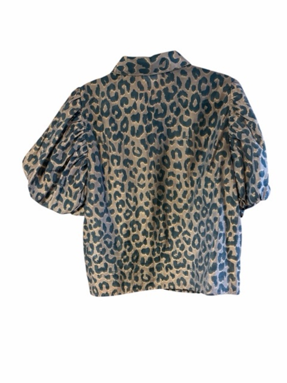 Bailey 44 Leopard‎ Puff Sleeve Blouse - Picture 3 of 5